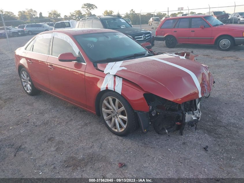 2013 AUDI A4 PREMIUM PLUS - WAUFFAFL6DN017343