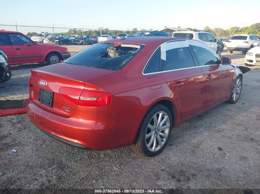 2013 AUDI A4 PREMIUM PLUS - WAUFFAFL6DN017343