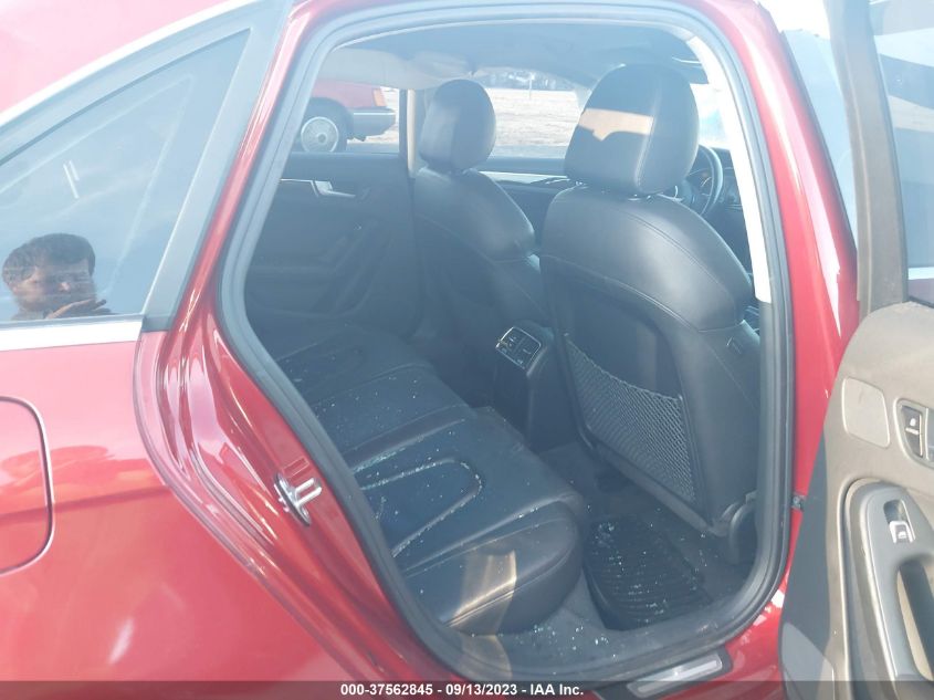 2013 AUDI A4 PREMIUM PLUS - WAUFFAFL6DN017343