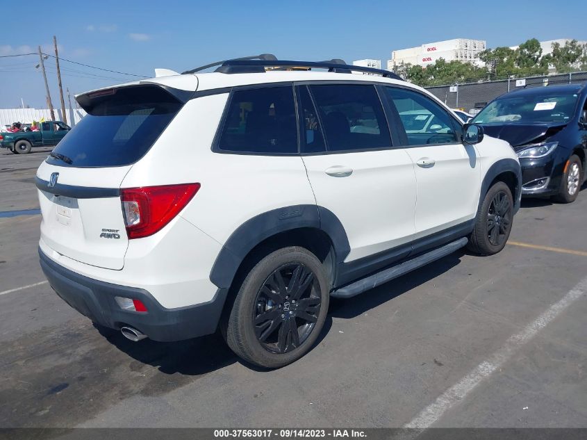 2019 HONDA PASSPORT SPORT 5FNYF8H24KB015157