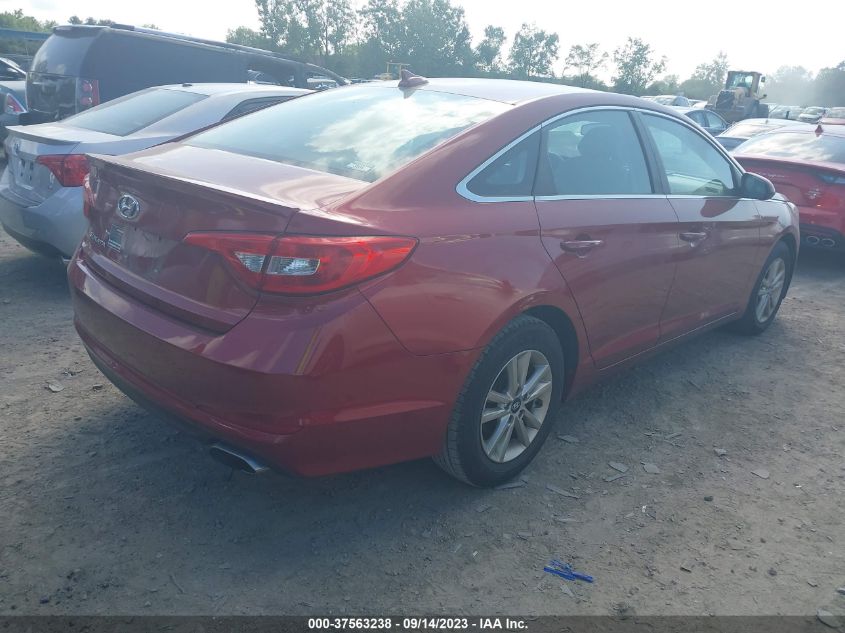 2016 HYUNDAI SONATA 2.4L SE - 5NPE24AF5GH281168