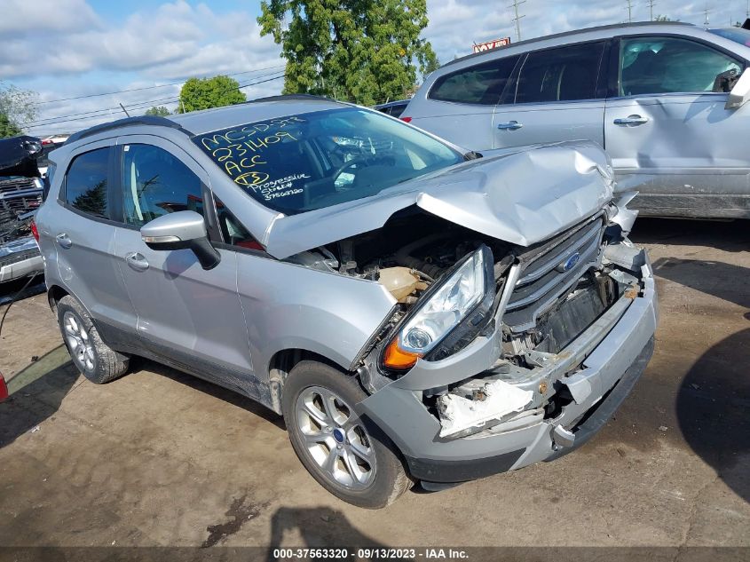 2018 FORD ECOSPORT SE - MAJ3P1TE7JC201650