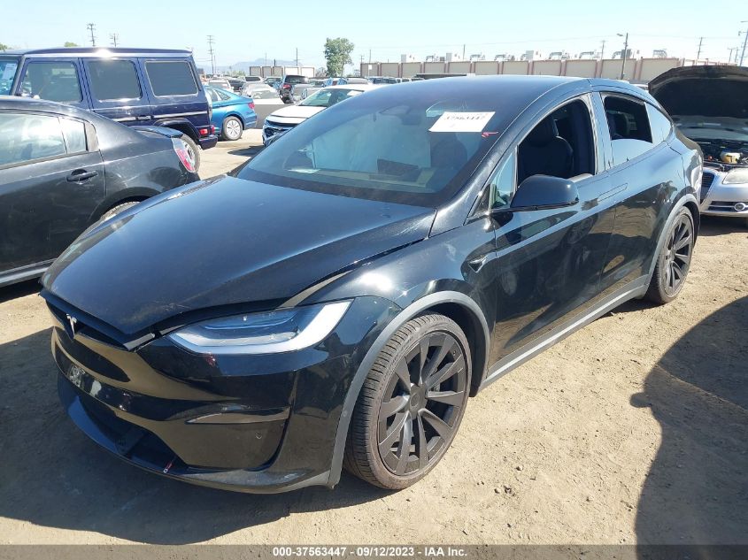 VIN 7SAXCBE53NF361675 2022 TESLA MODEL X