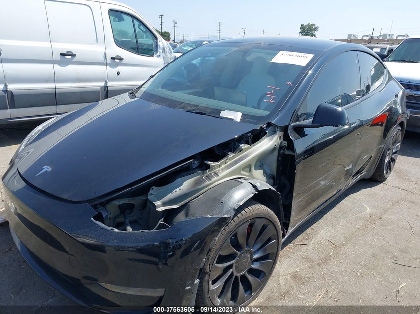 VIN 7SAYGDEF5NF574690 2022 TESLA MODEL Y PERFORMANCE