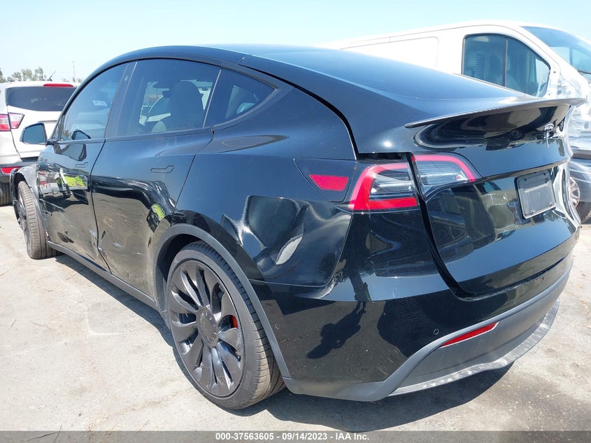 VIN 7SAYGDEF5NF574690 2022 TESLA MODEL Y PERFORMANCE