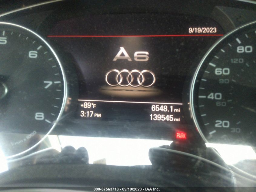 2013 AUDI A6 3.0T PREMIUM PLUS - WAUGGAFC5DN050707