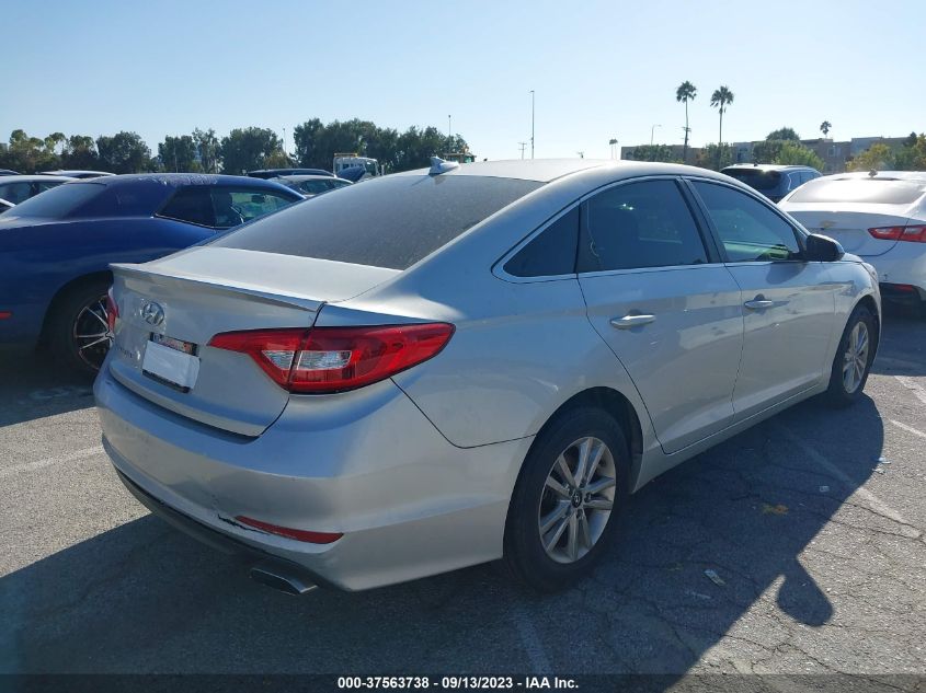 2016 HYUNDAI SONATA 2.4L - 5NPE24AF6GH396149