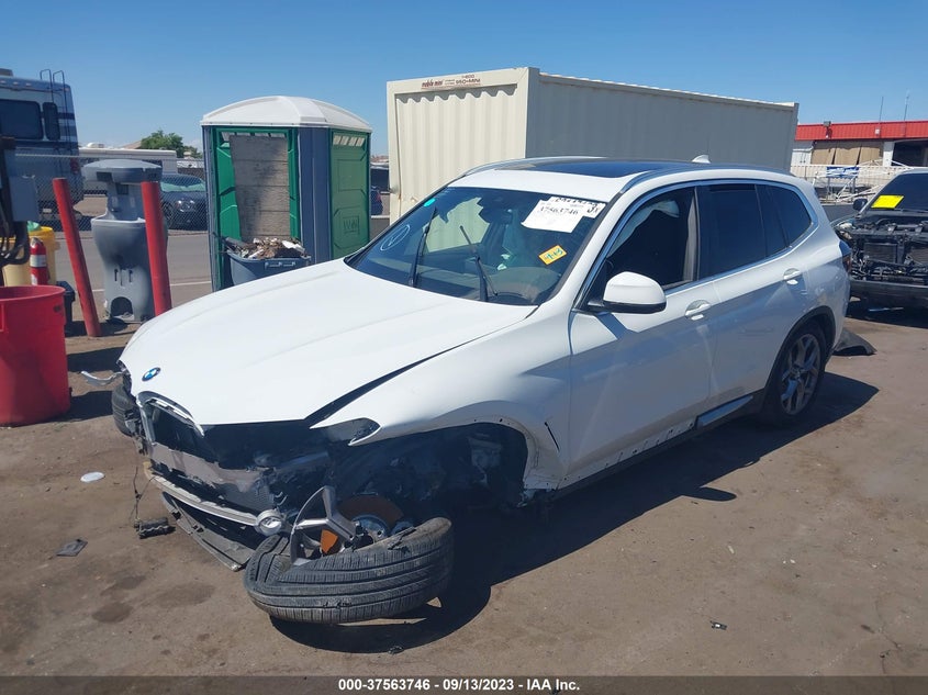 VIN WBX47DP02PN190961 2023 BMW X3 SDRIVE30I