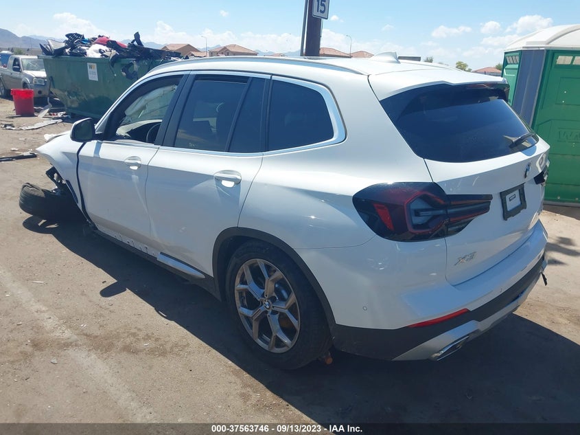 VIN WBX47DP02PN190961 2023 BMW X3 SDRIVE30I