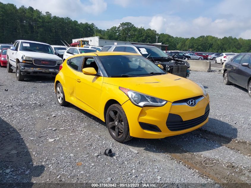 2013 HYUNDAI VELOSTER W/BLACK INT - KMHTC6AD7DU093649