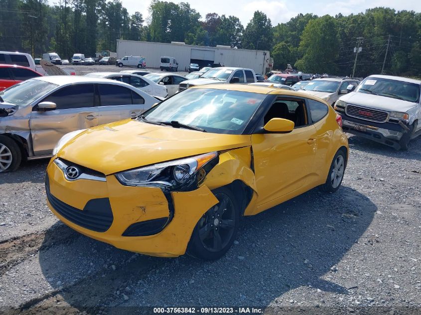 2013 HYUNDAI VELOSTER W/BLACK INT - KMHTC6AD7DU093649