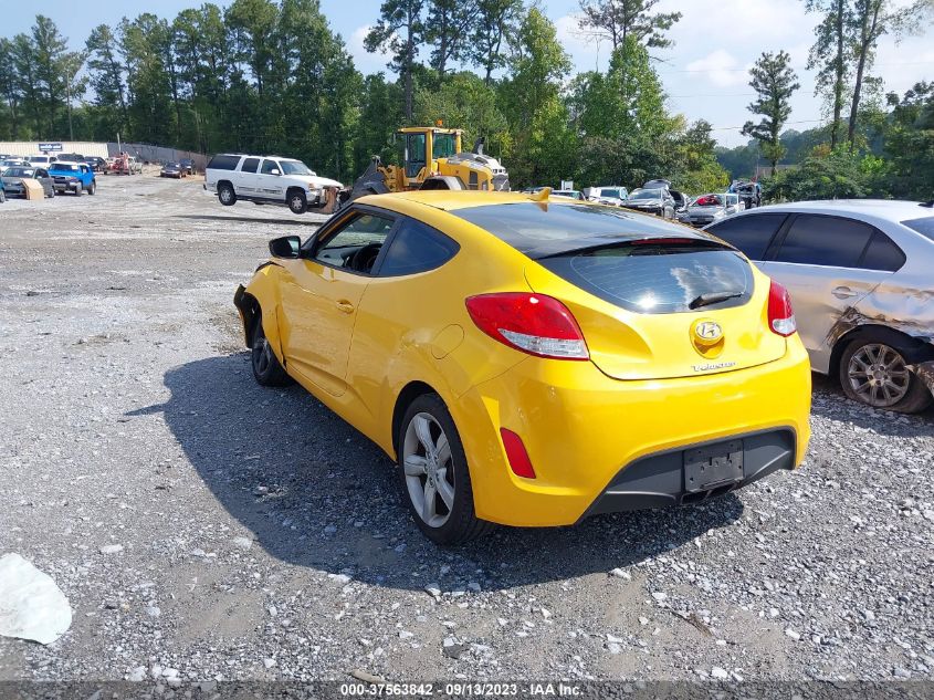 2013 HYUNDAI VELOSTER W/BLACK INT - KMHTC6AD7DU093649
