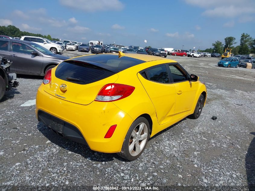 2013 HYUNDAI VELOSTER W/BLACK INT - KMHTC6AD7DU093649