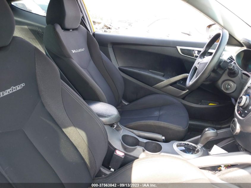 2013 HYUNDAI VELOSTER W/BLACK INT - KMHTC6AD7DU093649