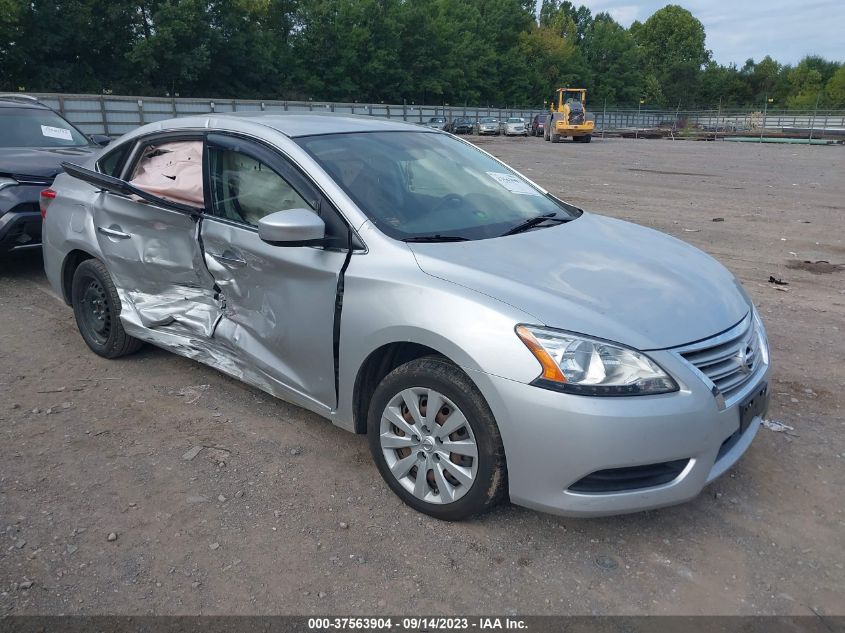 2015 NISSAN SENTRA S - 3N1AB7AP9FY278562