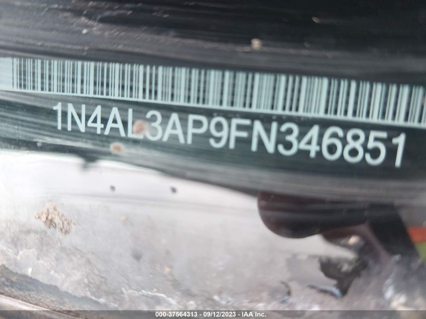 2015 NISSAN ALTIMA 2.5 S - 1N4AL3AP9FN346851
