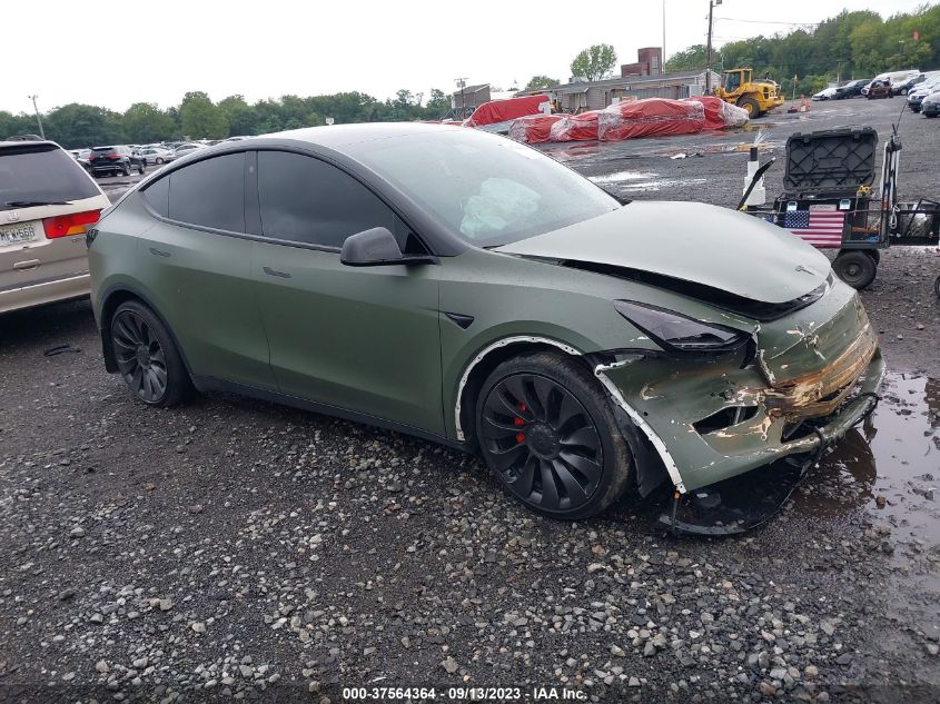 2022 TESLA MODEL Y PERFORMANCE - 7SAYGDEF9NF335871