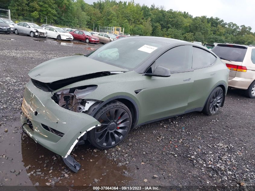 2022 TESLA MODEL Y PERFORMANCE - 7SAYGDEF9NF335871