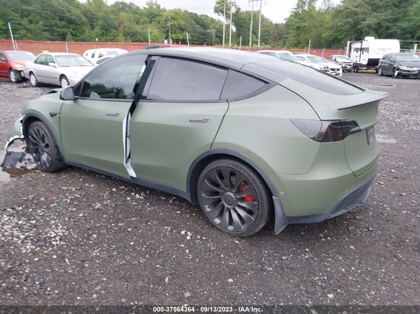 2022 TESLA MODEL Y PERFORMANCE - 7SAYGDEF9NF335871