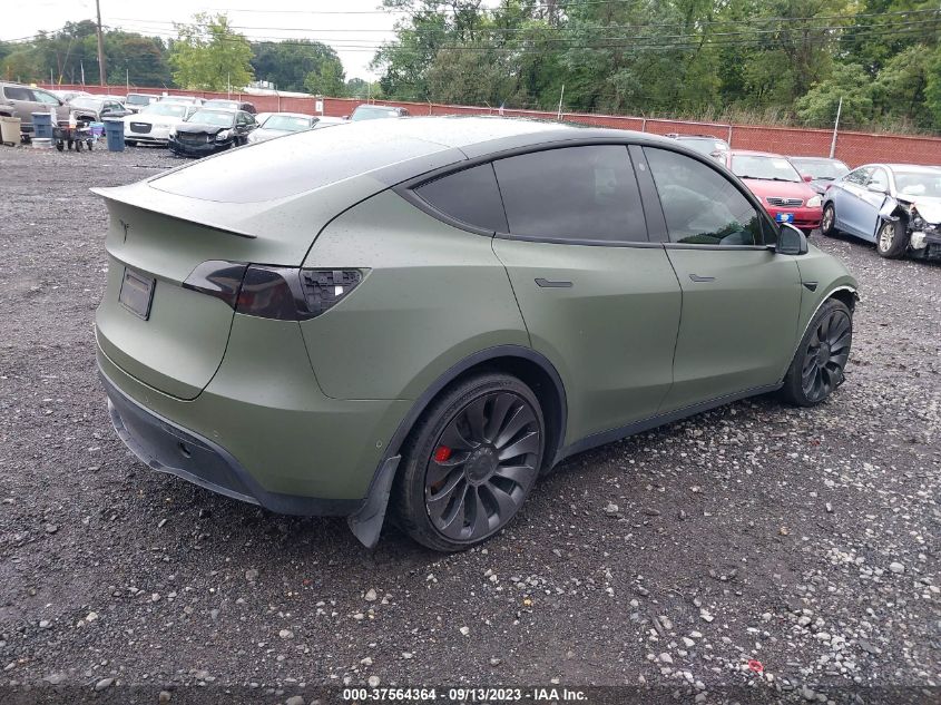 2022 TESLA MODEL Y PERFORMANCE - 7SAYGDEF9NF335871