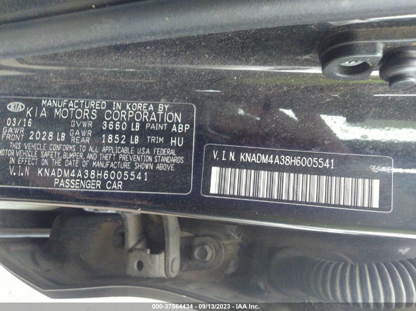 2017 KIA RIO LX - KNADM4A38H6005541