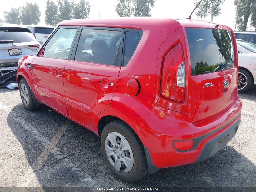 2013 KIA SOUL BASE - KNDJT2A54D7613687