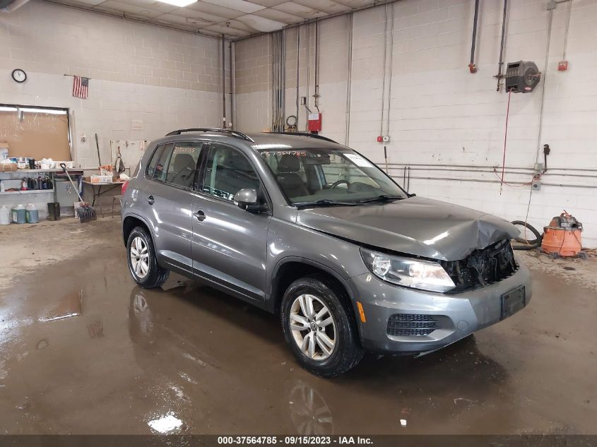 2017 VOLKSWAGEN TIGUAN - WVGBV7AX8HK027876