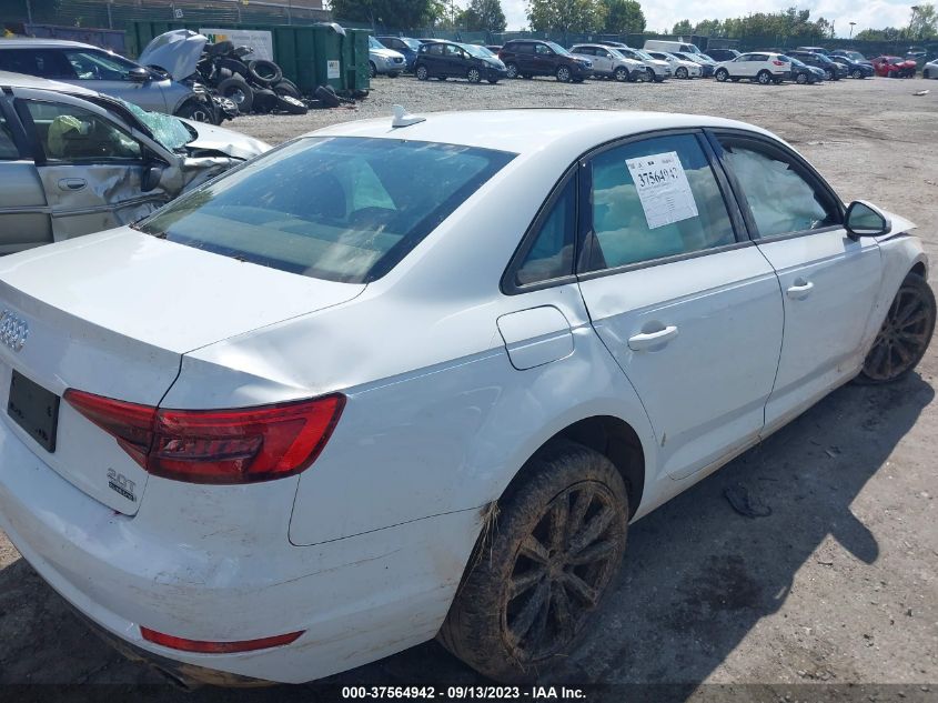 2017 AUDI A4 PREMIUM - WAUANAF40HN026227