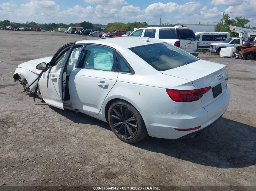 2017 AUDI A4 PREMIUM - WAUANAF40HN026227