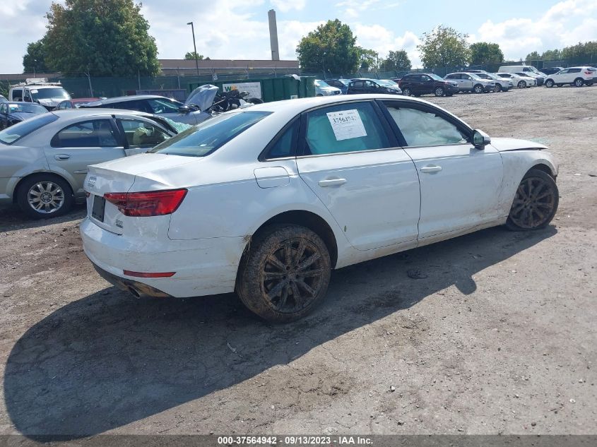 2017 AUDI A4 PREMIUM - WAUANAF40HN026227
