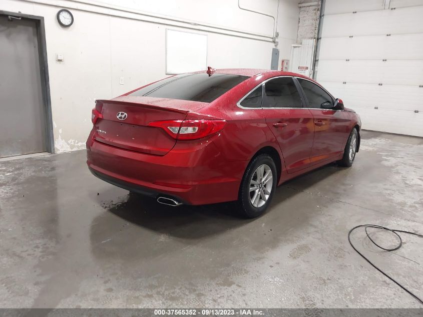 2015 HYUNDAI SONATA 2.4L SE - 5NPE24AF0FH015961