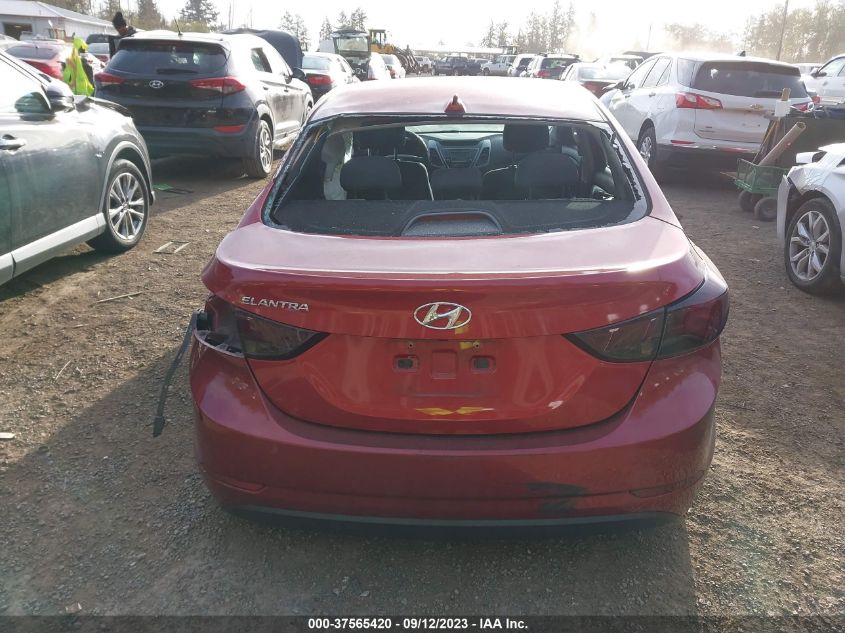 2016 HYUNDAI ELANTRA VALUE EDITION - 5NPDH4AE9GH679744