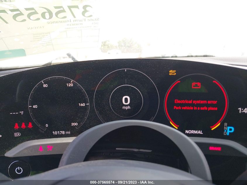 2021 PORSCHE TAYCAN WP0AA2Y15MSA16461