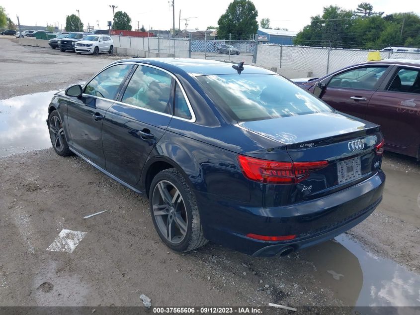 2017 AUDI A4 PREMIUM PLUS - WAUENAF42HN032368