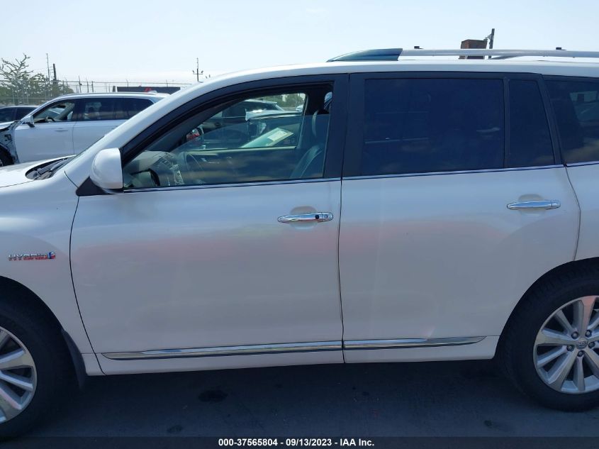 2013 TOYOTA HIGHLANDER HYBRID LIMITED JTEDC3EH2D2019115