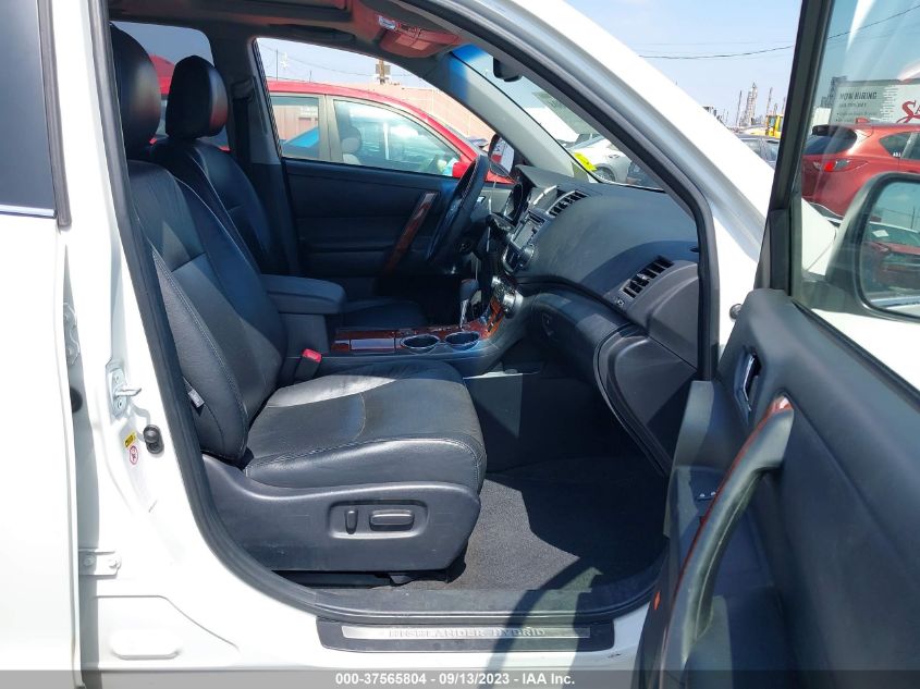 2013 TOYOTA HIGHLANDER HYBRID LIMITED JTEDC3EH2D2019115