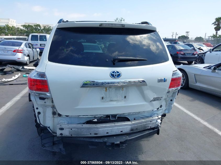 2013 TOYOTA HIGHLANDER HYBRID LIMITED JTEDC3EH2D2019115