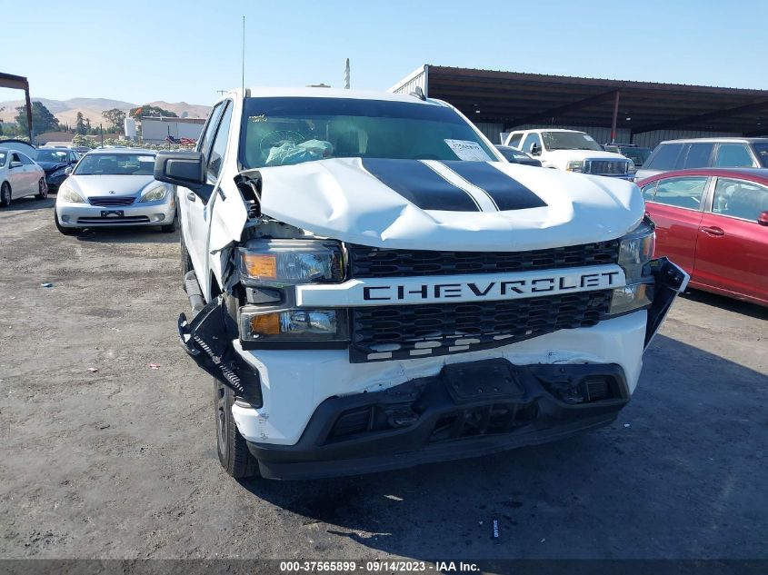 2021 CHEVROLET SILVERADO 1500 CUSTOM - 1GCPYBEK3MZ272234