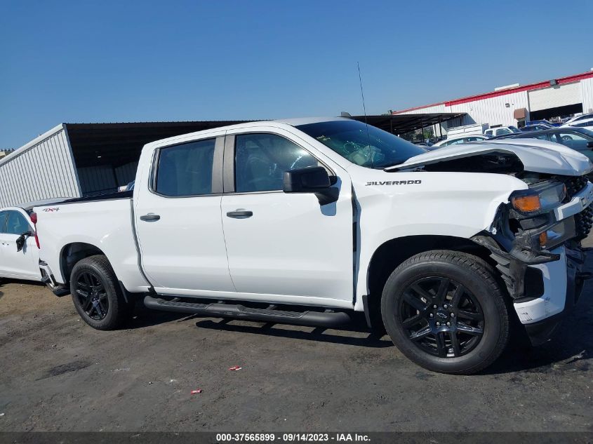 2021 CHEVROLET SILVERADO 1500 CUSTOM - 1GCPYBEK3MZ272234