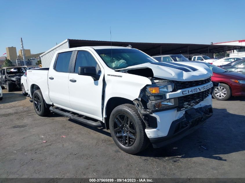 2021 CHEVROLET SILVERADO 1500 CUSTOM - 1GCPYBEK3MZ272234