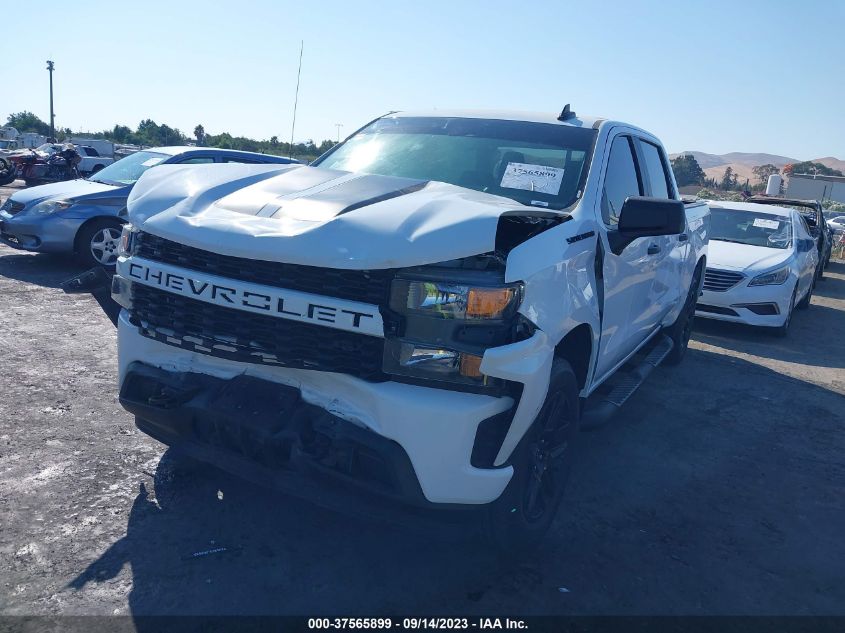 2021 CHEVROLET SILVERADO 1500 CUSTOM - 1GCPYBEK3MZ272234