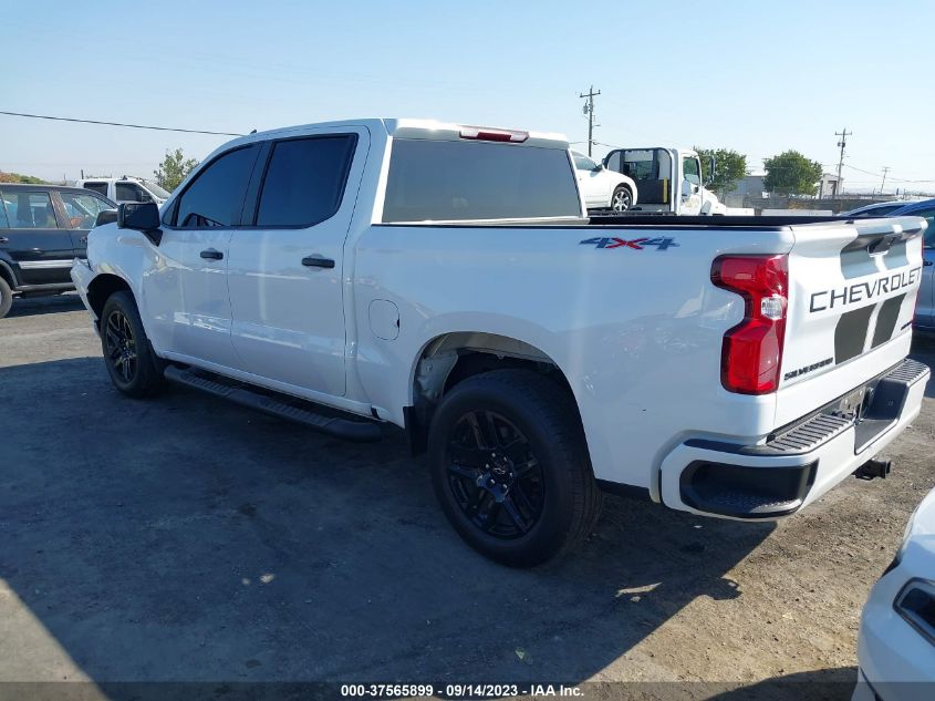2021 CHEVROLET SILVERADO 1500 CUSTOM - 1GCPYBEK3MZ272234