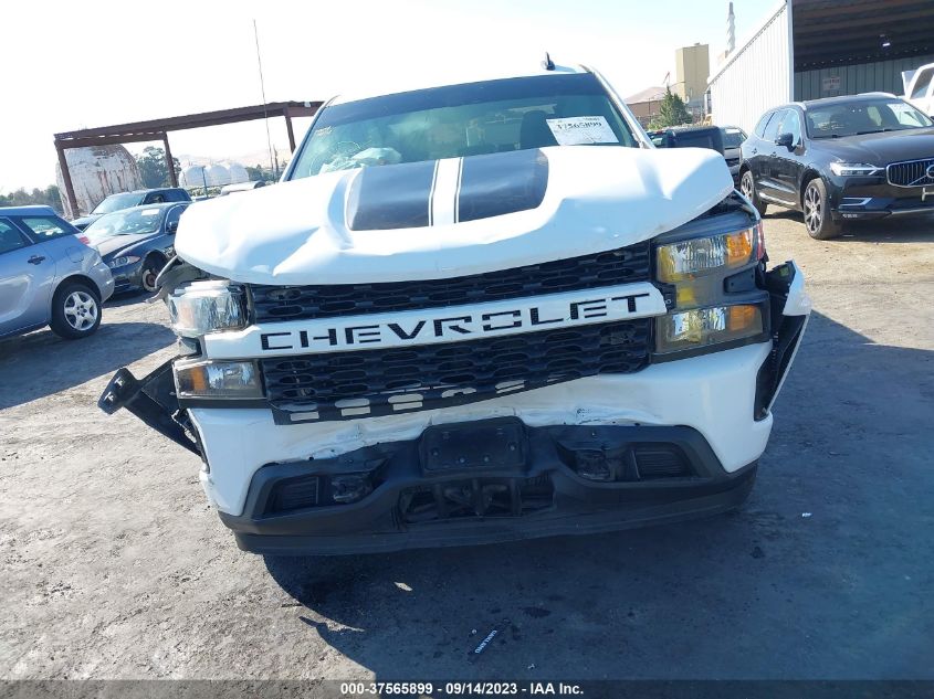 2021 CHEVROLET SILVERADO 1500 CUSTOM - 1GCPYBEK3MZ272234