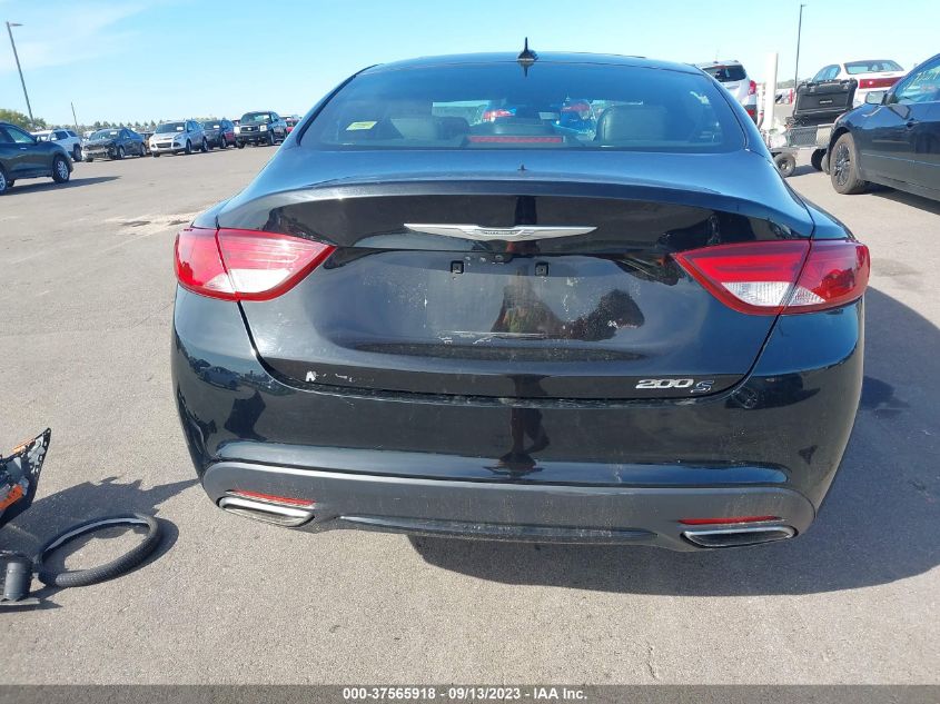 2015 CHRYSLER 200 S - 1C3CCCBG9FN529849