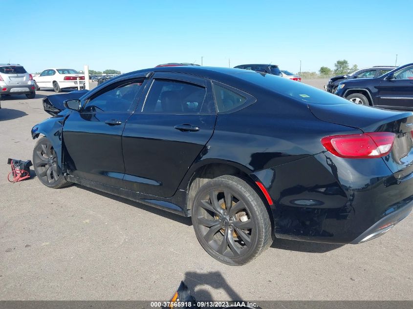 2015 CHRYSLER 200 S - 1C3CCCBG9FN529849