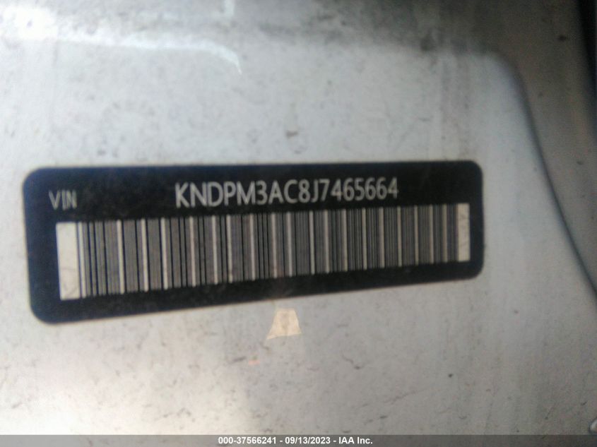 2018 KIA SPORTAGE LX - KNDPM3AC8J7465664