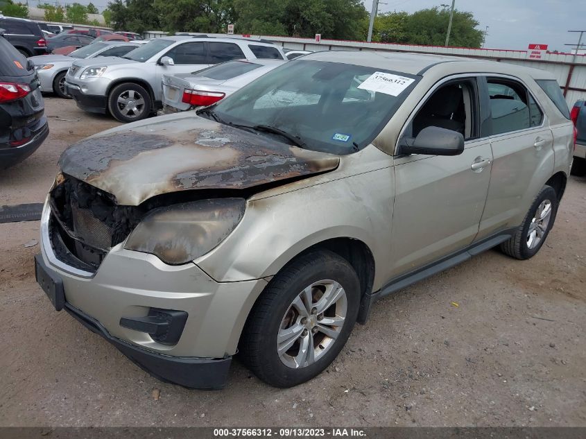 2013 CHEVROLET EQUINOX LS - 1GNALBEK1DZ104927