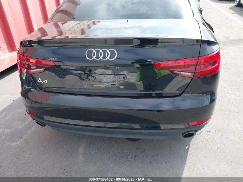 2017 AUDI A4 PREMIUM - WAUGNAF48HN056022