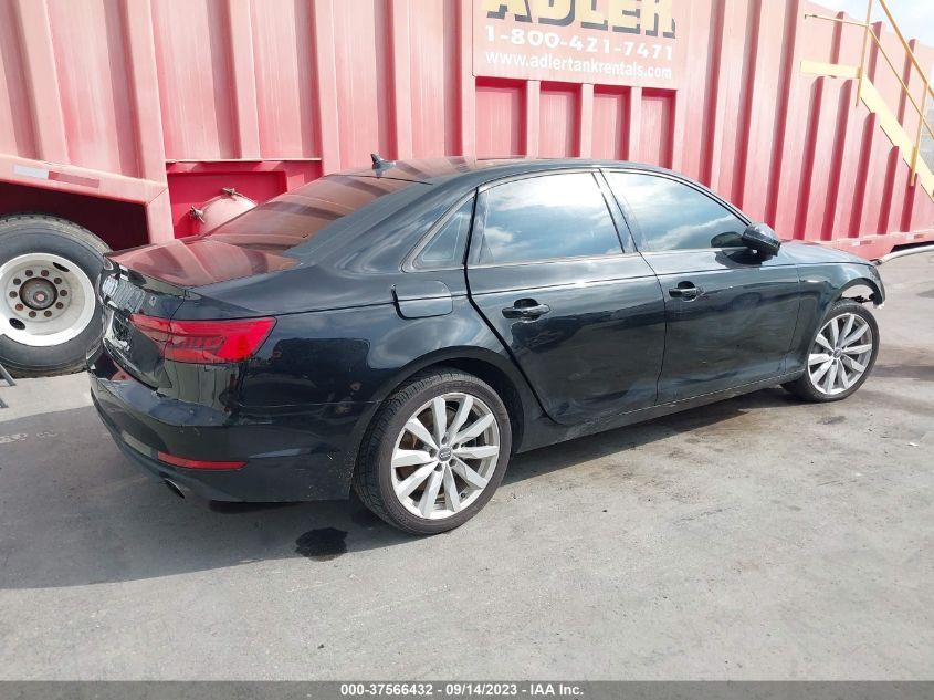 2017 AUDI A4 PREMIUM - WAUGNAF48HN056022