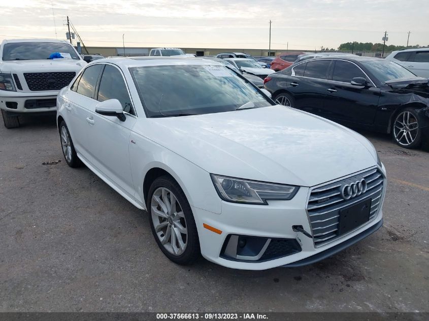 2019 AUDI A4 PREMIUM - WAUDNAF43KN016814